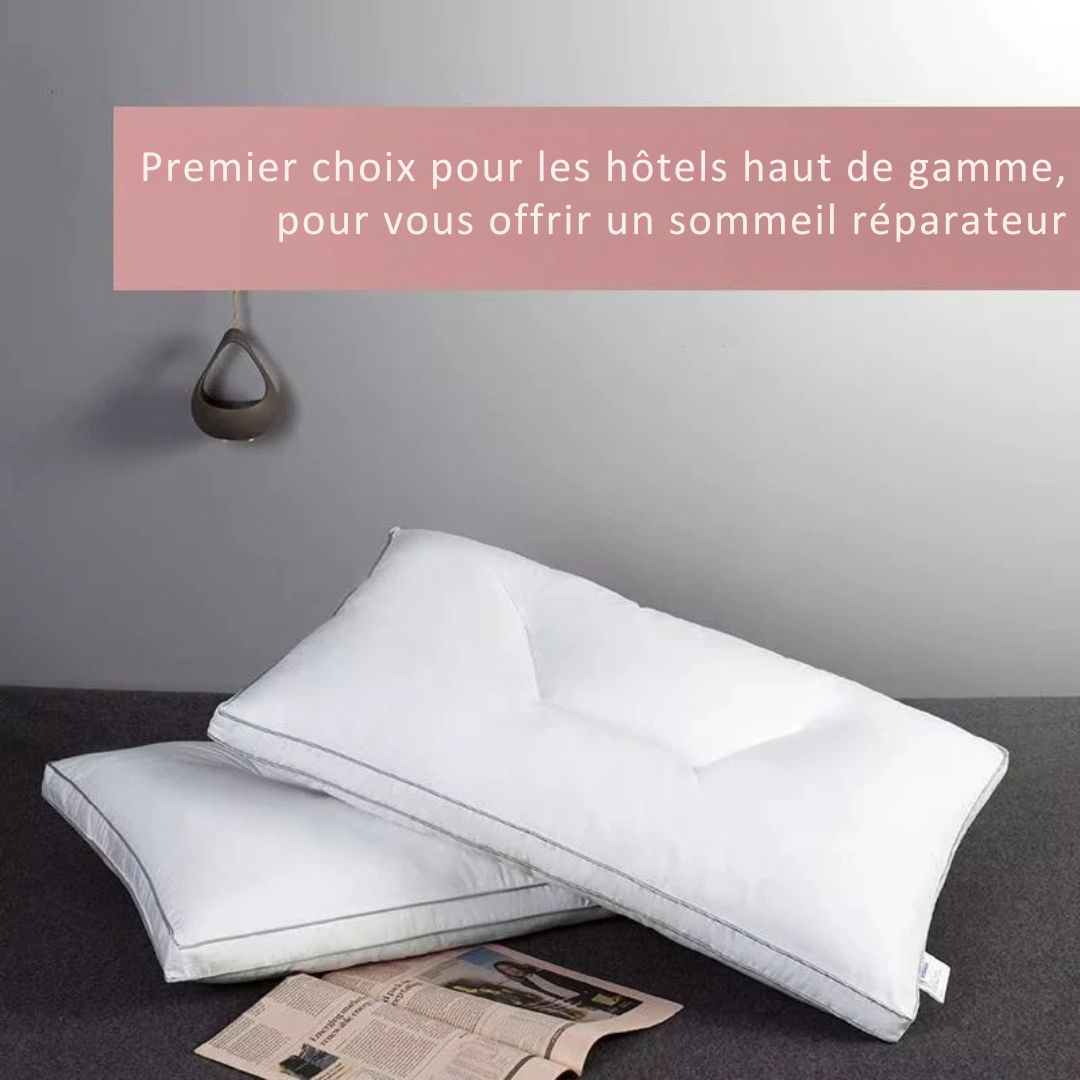 Oreiller Orthopédique en Soie Naturelle – Le Luxe d’un Sommeil Royal