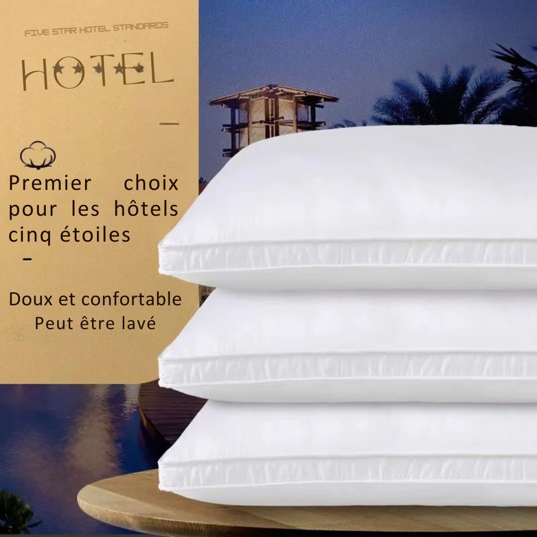 Oreiller Orthopédique en Soie Naturelle – Le Luxe d’un Sommeil Royal