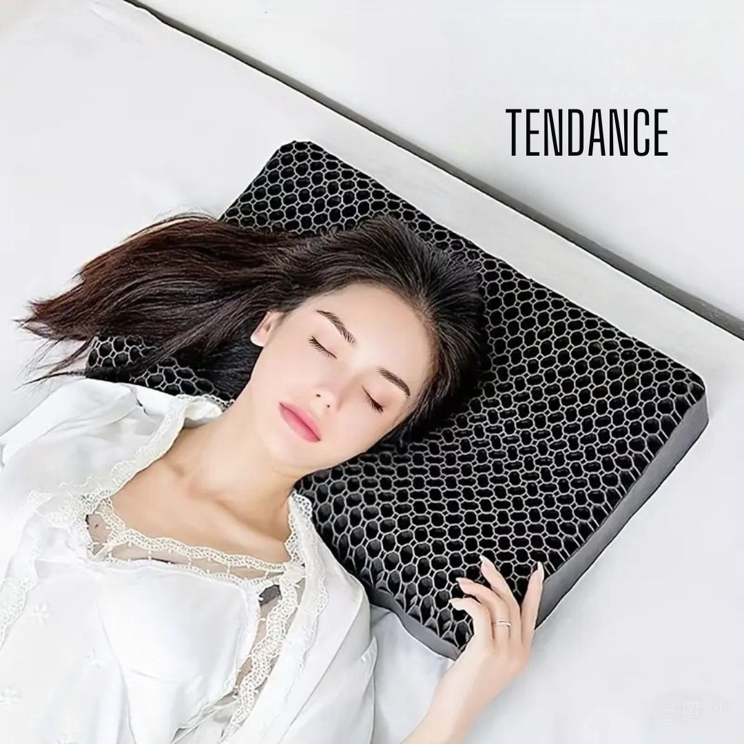 Oreiller Ergonomique Cervical en Forme de Nid d’Abeilles