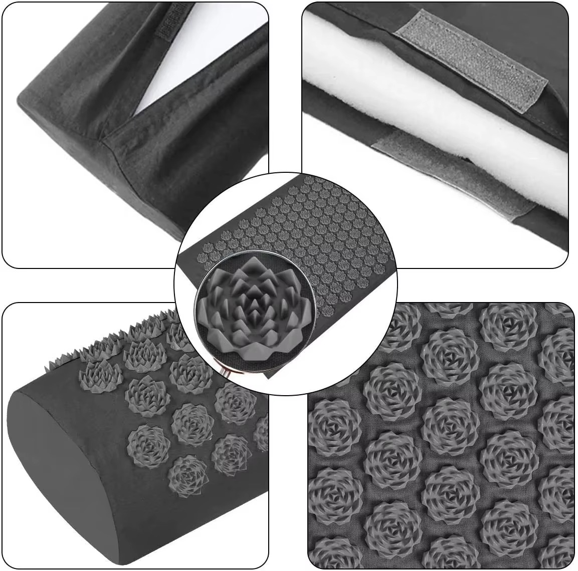 Pranamat Éco – Tapis d’Acupression Lotus pour une Détente Totale