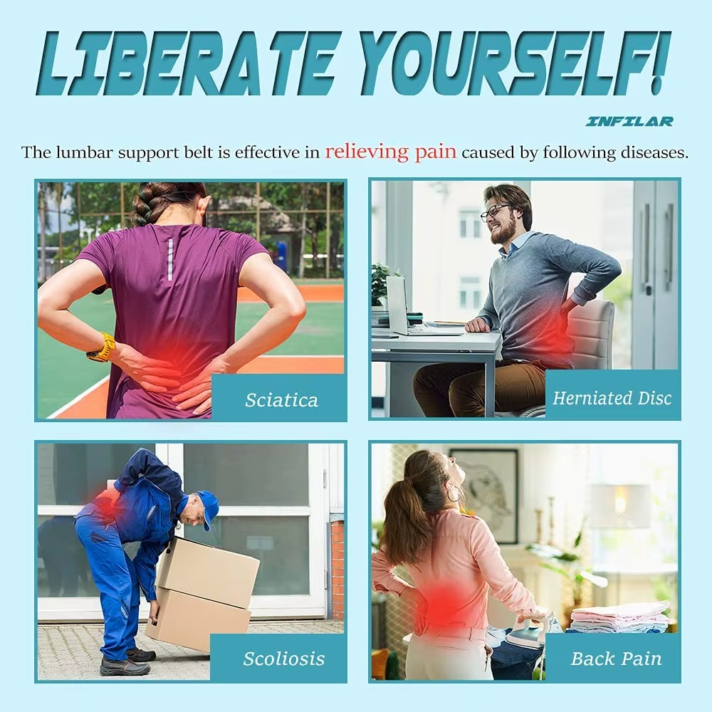 Ceinture Lombaire Double Traction – Soulagement Précis