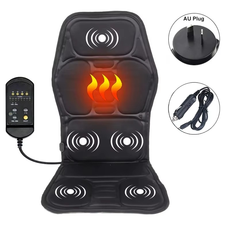 Coussin de Massage Chauffant – Soulagement du Dos & Détente Nomade
