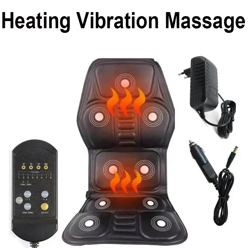 Coussin de Massage Chauffant – Soulagement du Dos & Détente Nomade