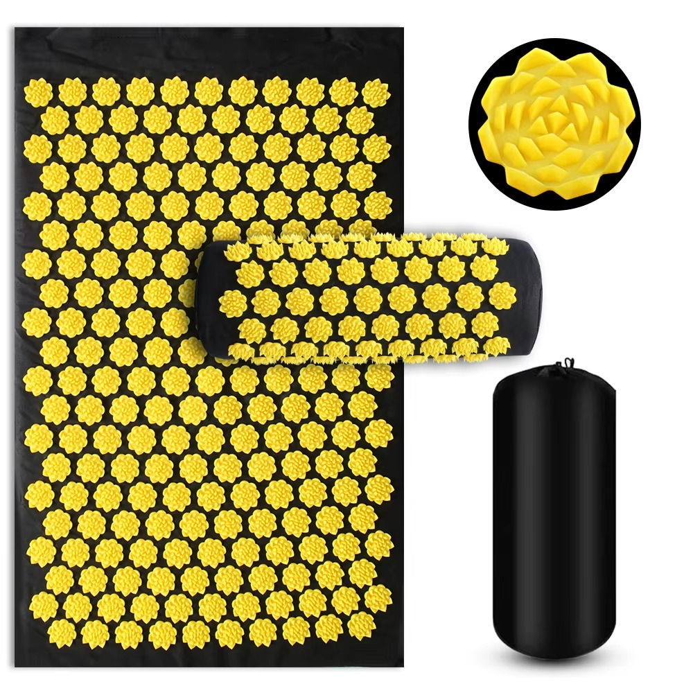 Pranamat Éco – Tapis d’Acupression Lotus pour une Détente Totale