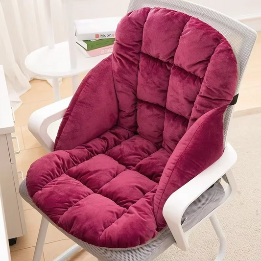 Coussin Chaud en Peluche avec Dossier Intégré